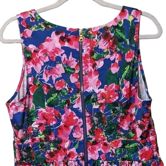 Millie for Design Nation floral pattern vneck sleeveless summer dress 16 - Picture 8 of 9